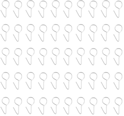 Daleweo 100 Pieces Car Seat Cover Hooks, 28mm S Hooks, Vehicle Seat Pad Fixing Hanger, Auto Hooks, Car Storage Hooks