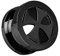Piersando Flesh Tunnel Ohr Piercing Plug Ohrpiercing Schmuck Schraub Edelstahl Eisernes Kreuz Schwarz 16mm