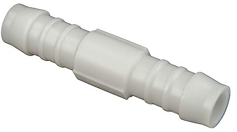 tecuro Schlauchverbinder Tülle Ø 6 mm - Nylon weiß