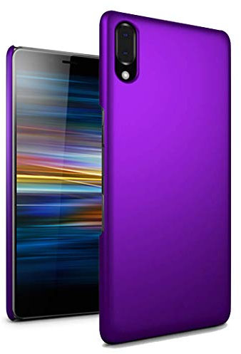 Coque Sony Xperia L3 5,7 - Coque rigide ultra fine - Coque caoutchoutée mate pour Sony Xperia L3 (violet)