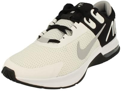 Nike Men's Air Max Alpha Trainer 4 Sneaker, White Wolf Grey Black, 10.5 UK