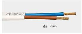 MT Cable Manguera Plana H03VVH2-F 2x1mm² Blanca