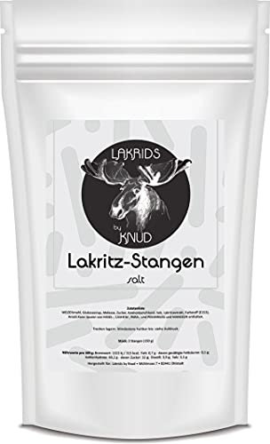 Lakrids Knud | Lakritzstangen aus Finnland (150 g salzig)