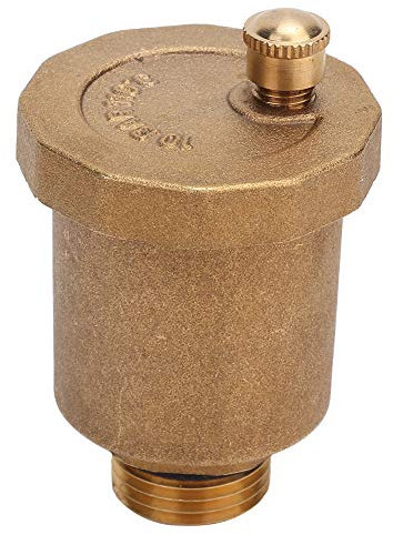 Tyenaza Válvula de Ventilación Automática, Válvula de Ventilación Automática G1/2, VáLvula de VentilacióN de Aire AutomáTica con Rosca Macho, VáLvula de VentilacióN de LatóN con LatóN, para Caldera