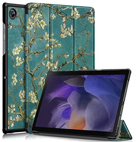 TOPCASE Funda para Samsung Galaxy Tab A8 10.5 Pulgadas SM-X200/SM-X205 2021,Ultra Delgado Carcasa con Soporte Función y Auto-Sueño/Estela,Flor