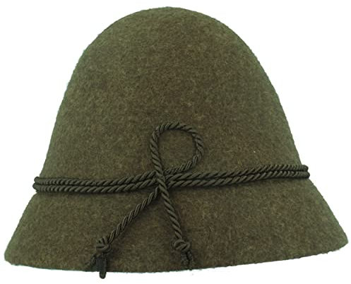 Breiter bayerischer Trachtenhut Herren Stopselhut Herrenhut Oliv 56
