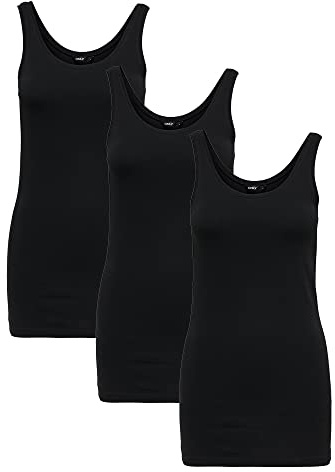 ONLY Tank Top in Schwarz 15239691 (3, XL)