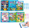 6 Livre de Coloriage a L’eau,xlwen Livre Magique à L'Eau avec Stylo Leau,Enfant Magic Water Book,Réutilisable,Jouets Peinture pour Tout-Petits Garçons Filles Présents