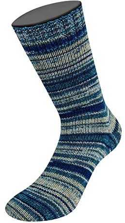 MEILENWEIT 100g Merino Extrafine Denim Mix 2607 - Petrol/Hellgrün/Blau