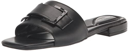 Calvin Klein Damen Tangelo Sandale, Schwarz 001, 37 EU