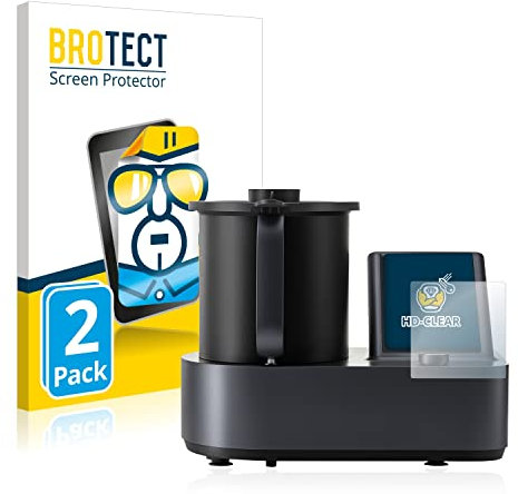 BROTECT (2 Stück Schutzfolie für Xiaomi Mi Smart Cooking Robot Displayschutz Folie Made in Germany, Ultra-Klar