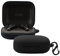 KUSINHOKA Custodia Compatibile con OnePlus Buds PRO 2, Cover Protettiva in Silicone con Gancio Portachiavi, Morbido Antiurto Portatile Protettiva Custodia [Ricarica Wireless], Nero