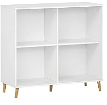 Schildmeyer Regal Serie Rena 500, 153192, weiß, 100 x 41 x 92,6 cm