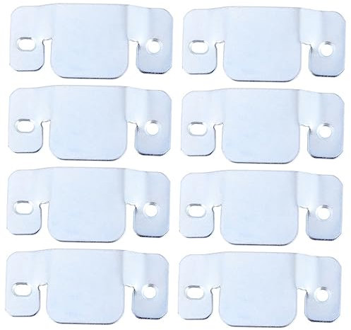 HOMSFOU 8st Möbelteile Robuste Couch-verbindungsklemme Verbindungselemente Für Sofas Sofagarniturteile Schnittsofa-Clips Ineinandergreifender Sofaverbinder Metall Schwer Sofaschnalle