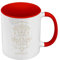 Mug de Couleur Qualité Premium Rouge - Gemeaux Signe Astrologie Bohème Zodiaque Astres Constellation - Tasse avec anse et intérieur de couleur