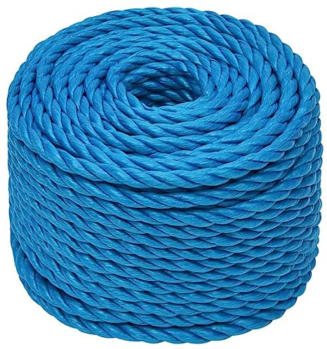 Tag und Nacht - Arbeitsseil aus Polypropylen, Blau, 20 mm, 50 m
