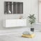 AUVYI TV-Schrank Hochglanz-Weiß 100x30x30 cm Holzwerkstoff Wohnwand Modern Fernseher Schrank Hängeschrank Wohnzimmer Lowboard Nachttisch Holz Aufbewahrungsschrank Kitchen Cabinet