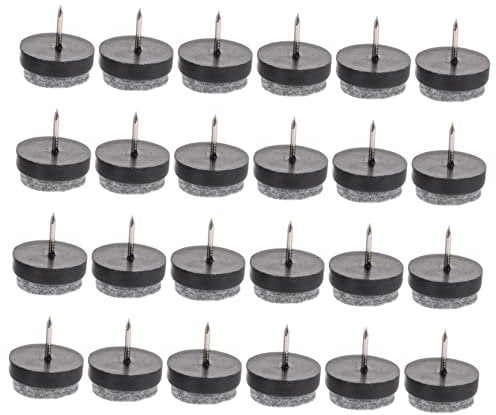 jojofuny 60pcs Felt Chair Pads Anti-sliding Furniture Glides for Floor Nail Glide Pads for Hardwood and Floors Easy to Use Furniture Protectors
