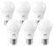 LOEODO E27 Screw LED Bulb 60W Equivalent, 9W Light Bulb, 806 Lumens, 6000K Cool White, Large Screw Bulb, Non-Dimmable, Pack of 6