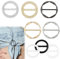 PEOVLVN 8 Stück T Shirt Clip,Broschen für Kleidung,Tuchring,Gürtelschnalle Damen,Schal Ring Clip T-Shirt-Krawattenklammern für Damen, Hemd, Taillenmieder, Clips zum Spannen Gürtelschnallen für Damen