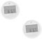 Cabilock 2 Stück Eisbad Thermometer Wasserthermometer Für Kaltes Tauchthermometer Für Wassertemperatur Schwimmendes Thermometer Spa Thermometer Für Badetemperatur