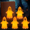 GAROMIA Halloween Deko Geister 5 Stück Halloween Lichterketten Geist Lampe Halloween Tischdeko Licht Gespenst Halloween Deko Indoor für Innen Party