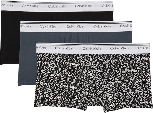 Calvin Klein Uomo Pantaloncini Boxer Vita Bassa Confezione da 3 Intimo