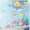 Hohopeti Wohnzimmeraufkleber Fisch-wandtattoos Für Kinder Fischwandaufkleber Unter Dem Meer Wandtattoo Fische Aufkleber Für Kinder Fisch Wandtattoo Unter Den Meeresaufklebern