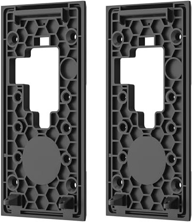 AHBTEYM Self Adhesive Doorbell Mount No Drilling for Ring Video Doorbell (2nd Generation - 2020 Version), Camera Doorbell Door Mount Bracket Accessories for Homes, Offices, Homes (Pack of 2)