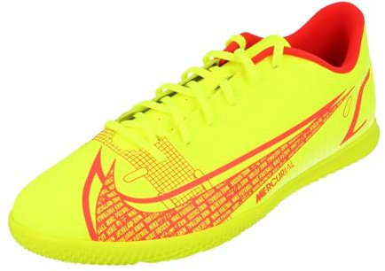 Nike Vapor 14 Club IC Herren Football Boots CV0980 Trainers (UK 9 US 10 EU 44, Volt Bright Crimson 760)