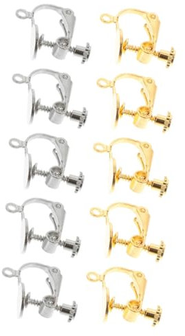 BESTYASH 10pcs Clip-earring Converters Stud Earring Findings Diy Making Supplies