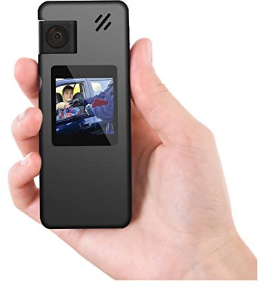 EDEDE Bodycam, A32 Full 1080P Digital Mini Camera Camcorder Small Body Worn Police Cam Motion Detection Sports DV Car DVR for Home Pets Office,Premium Portable(With 32GB TF Card)
