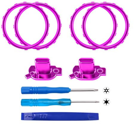 SPONGL Ersatz-Akzentringe für Serie 2 Controller, analoge Akzente, Thumbstick-Ringe, Dekorationen