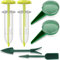 Distributore di Sementi, 6 Pcs Dispenser di Semi, Seminatrice Manuale per Semi, Spargitore di Semi, Seminatrice da Giardino per Semi Piccoli, Fiore