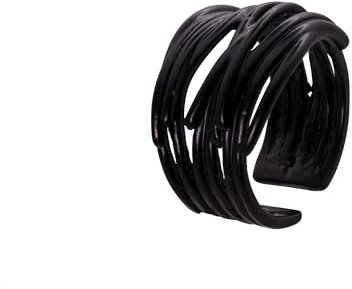 Heideman Ring Mona Damen - aus hochwertigem Edelstahl - Silber Gold schwarz farbend poliert - Fingerring für Frauen