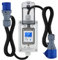 Mobiler Digitaler Stromzähler 16A 230V, Mobile Meter Outdoor KWH Messgerät mit IP65 Wasserdich, CEE-Stecker Stromzähler mit LED/Reset für Wohnmobile Elektrofahrzeuge Haushalte