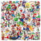 100PCS Super Bro Stickers, Cartoon Stickers Kawaii Decals for Kids,Vinyl Waterproof Cute Stickers Anime Decals Cool Trendy Decals for Water Bottles Laptop Guitar Skateboard Scrapbook