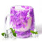 RUIOMII 370ml Double Wall Glass Dried Flower Mug, Cute Coffee Mugs with Handle, Insulated Coffee Cup Birthday Gifts for Mum Girlfriend Teacher
