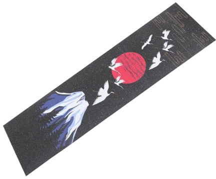 Cabilock Skateboard Aufkleber aus Sandpapier, Dekor Griptape | Selbstgemacht Dekoration, Einfache Montage und Lösbare Haftung, Dekoratives Longboard Grip Tape