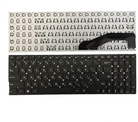 ZHCYAOZ Tastiera Russa per ASUS per X540 X540L X540LA X544 X540LJ X540S X540SA X540SC R540 R540L R540LA R540LJ R540S R540SA RU Nero
