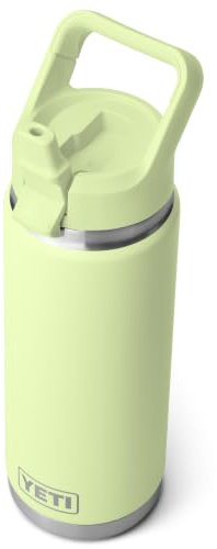 YETI Rambler 26 oz (769 ml) Stainless Steel Water Bottle with Straw Cap (Grasshopper) – Insulated Drinks Bottle with 100% Leakproof Straw Cap – 5 Year Warranty