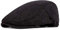 Fasbys Herren Schiebermütze Ivy Gatsby Cabbie Cap Baumwolle Driving Duckbill Baskenmütze Hut Verstellbare Ballonmütze Flat Cap (A-Black)