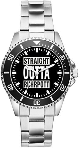 KIESENBERG Ruhrpott Geschenk Artikel Idee Fan Uhr 2710