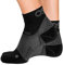 Orthosleeve Strumpf mit degressiver Kompression für Plantarfasziitis und Fersensporn FS4, schwarz, Größe M – Packung bestehend aus einem Paar