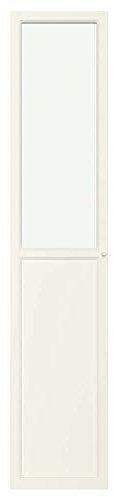 OXBERG Panel/Puerta de cristal, color blanco