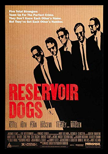My Little Poster Post Reservoir Dogs Filmplakat Wandkunst