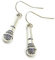 Royal Swan Dynamic Microphone Earrings, 925 Silver Hooks, Sing, Singer, Singing, Musician, 3D Music Jewelry, Gift Under a Tenner, Gift Bag