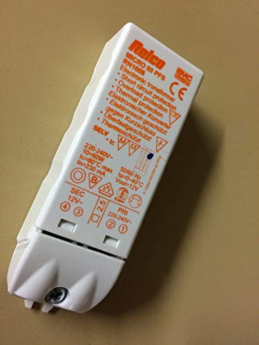 Elektronischer Transformator RELCO MICRO 60 PFS 10-60W 12V Halogen Trafo dimmbar RN1600