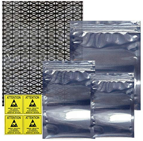Sacchetti antistatici. 10pc Motherboard Bag + 30pc 3 Sizes Ziplock