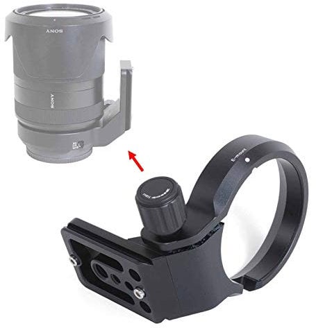 iShoot Bague de support pour trépied compatible avec Sony FE 24-240 mm f/3.5-6.3 OSS, 24-105 mm f/4 G OSS, 16-35 mm f/2.8 GM, 24-70 mm f/2.8 GM, 35 mm f/1.4 ZA, 50 mm f/1.4 ZA, 85 mm f/1.4 ZA, 85 mm